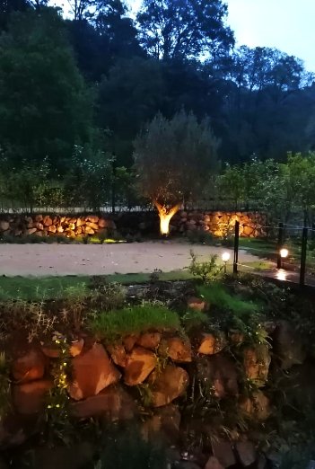 iluminacion de jardin